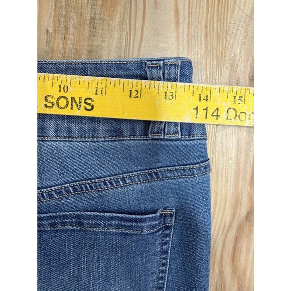 Blue Spice Jeans Womens 3 Blue Mid Rise Flare 70s 90s Cowgirl Boho 27x31 - Picture 6 of 7